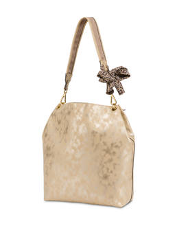 Darlene Chic laminated suede hobo bag Photo 3