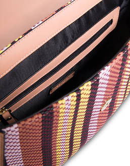 Jackie O' striped shoulder bag Photo 5