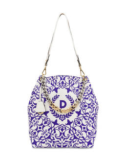 Borsa hobo con stampa maioliche Darlene Photo 1