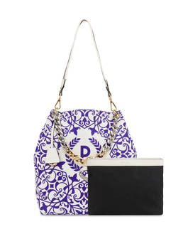 Borsa hobo con stampa maioliche Darlene Photo 5