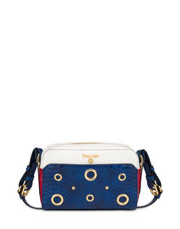 Marina houlder bag with python print Photo 1