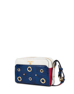 Marina houlder bag with python print Photo 2