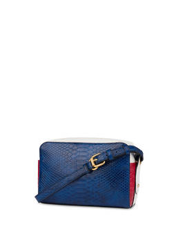 Marina houlder bag with python print Photo 3