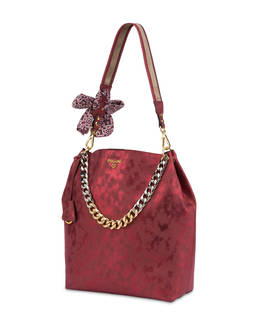 Darlene Chic laminated suede hobo bag Photo 2