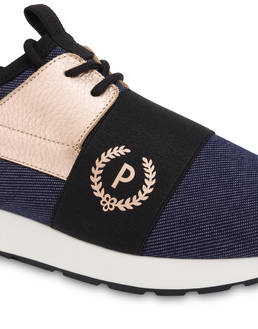 Sneakers slip-on in denim Elastic Run Photo 4