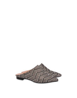 Naxos Garden raffia and lurex mules Photo 2