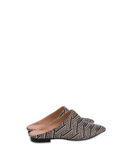 Naxos Garden raffia and lurex mules Photo 3