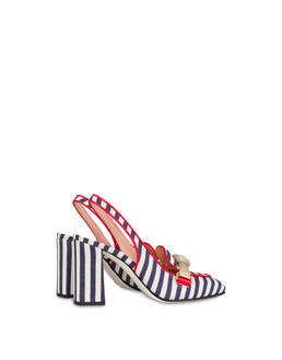 Marina striped canvas slingback Photo 3