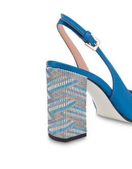 Slingback in pelle stampa alce Palmes Photo 5