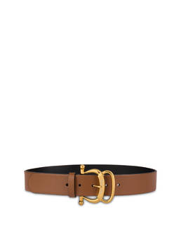 Pollini Buckle tumbled calfskin belt Photo 1
