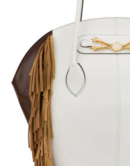 Aris double handle bag in calfskin Photo 5