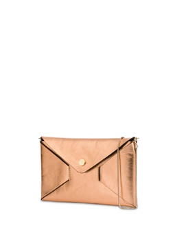 Mail pochette in laminated calfskin Photo 2