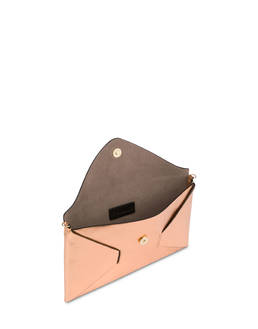 Mail pochette in laminated calfskin Photo 4
