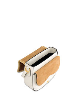 Giulietta Clamp calfskin and split leather shoulder bag Photo 4