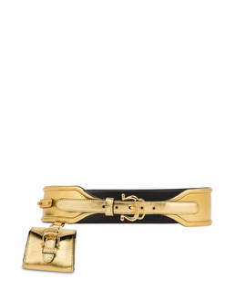Laminated calfskin belt Photo 1