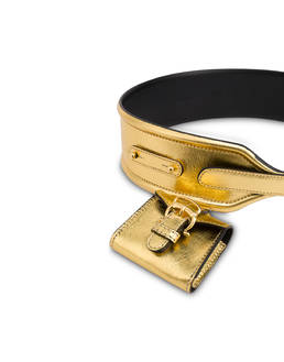 Laminated calfskin belt Photo 3