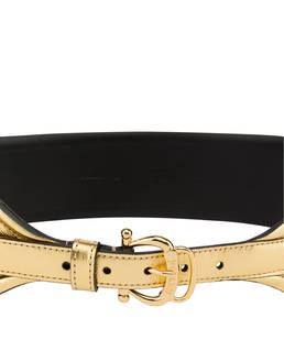 Laminated calfskin belt Photo 4