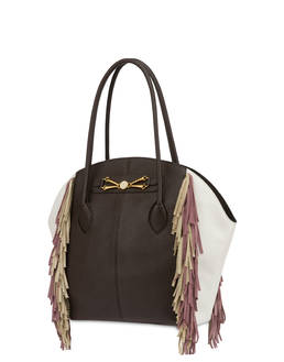 Aris double handle bag in calfskin Photo 2