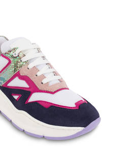 Sneakers in crosta e vitello Sixteen Photo 4