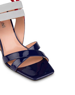 Greek Cross high patent leather sandals Photo 4