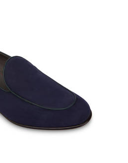 Nubuck and Azulejos calfskin loafers Photo 5