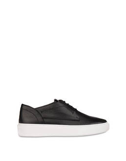 Navy calfskin sneakers Photo 1