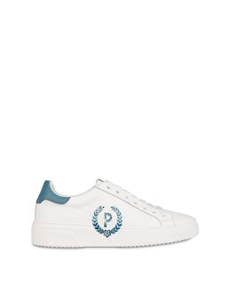Kalbsleder-Sneaker mit Elch-Druck-Piktogramm Photo 1