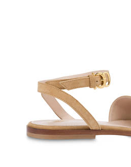 Flat suede sandals Photo 5