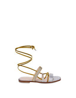 Costantinopolis flat leather sandals Photo 1