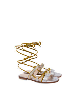 Costantinopolis flat leather sandals Photo 2
