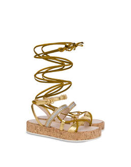 Constantinopolis laminated flatform sandals Photo 2