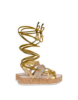 Constantinopolis laminated flatform sandals Photo 3