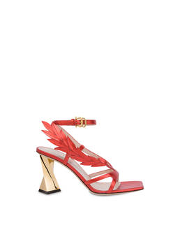 Shiny Laurel laminated nappa leather sandals Photo 1