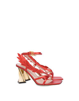 Shiny Laurel laminated nappa leather sandals Photo 2