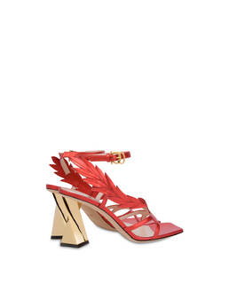 Shiny Laurel laminated nappa leather sandals Photo 3