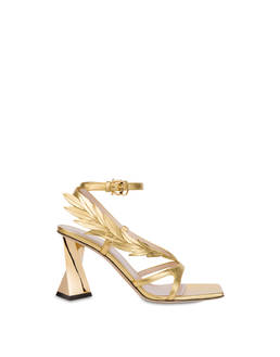 Shiny Laurel laminated nappa leather sandals Photo 1