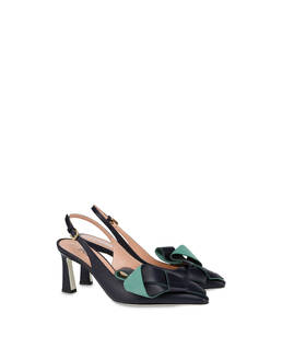 La Mer Rouge slingbacks in calfskin Photo 2