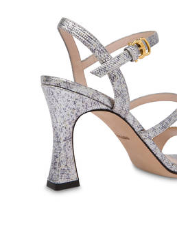 Costantinopolis Lizard print leather sandals Photo 5
