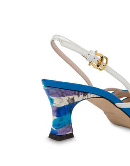 Febe painted elaphe slingbacks Photo 5