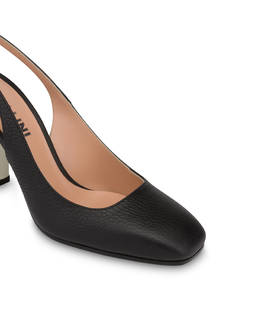 Slingback in pelle stampa alce Palmes Photo 4
