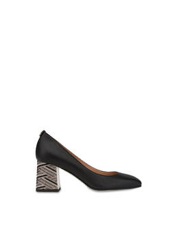 Palmes tumbled calfskin pump Photo 1