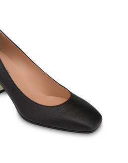 Palmes tumbled calfskin pump Photo 4