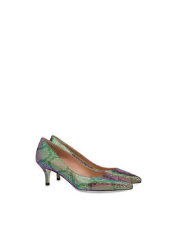 Pump con stampa pitone iridescente Annabelle Photo 2