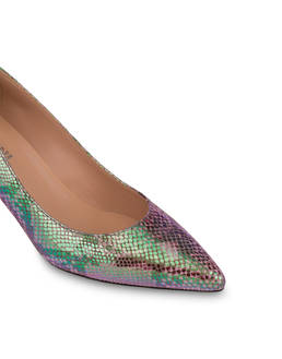 Pump con stampa pitone iridescente Annabelle Photo 4