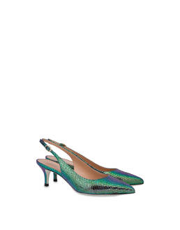 Slingback con stampa pitone iridescente Annabelle Photo 2