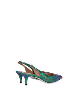Slingback con stampa pitone iridescente Annabelle Photo 3