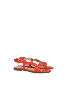 Buckle Notes flat sandals in patent leather Photo 2