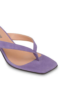 Corinto suede thong sandals Photo 4
