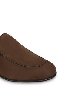 Nubuck and Azulejos calfskin loafers Photo 5