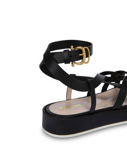 Greek Arco Wave cowhide flatform sandals Photo 5